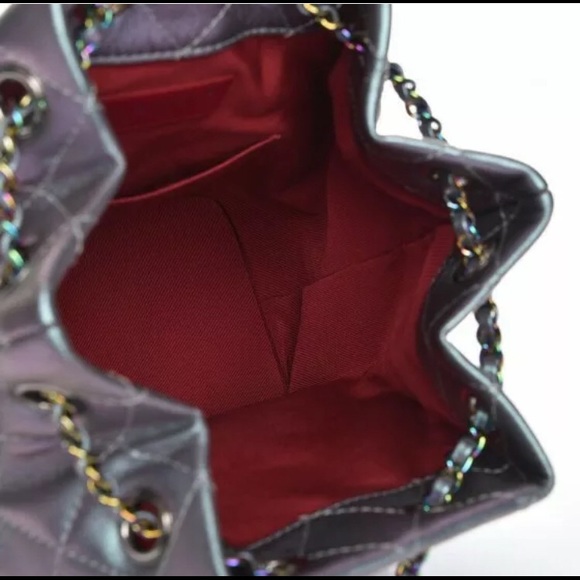 CHANEL Iridescent Quilted Gabrielle Backpack - Picture 7 of 9